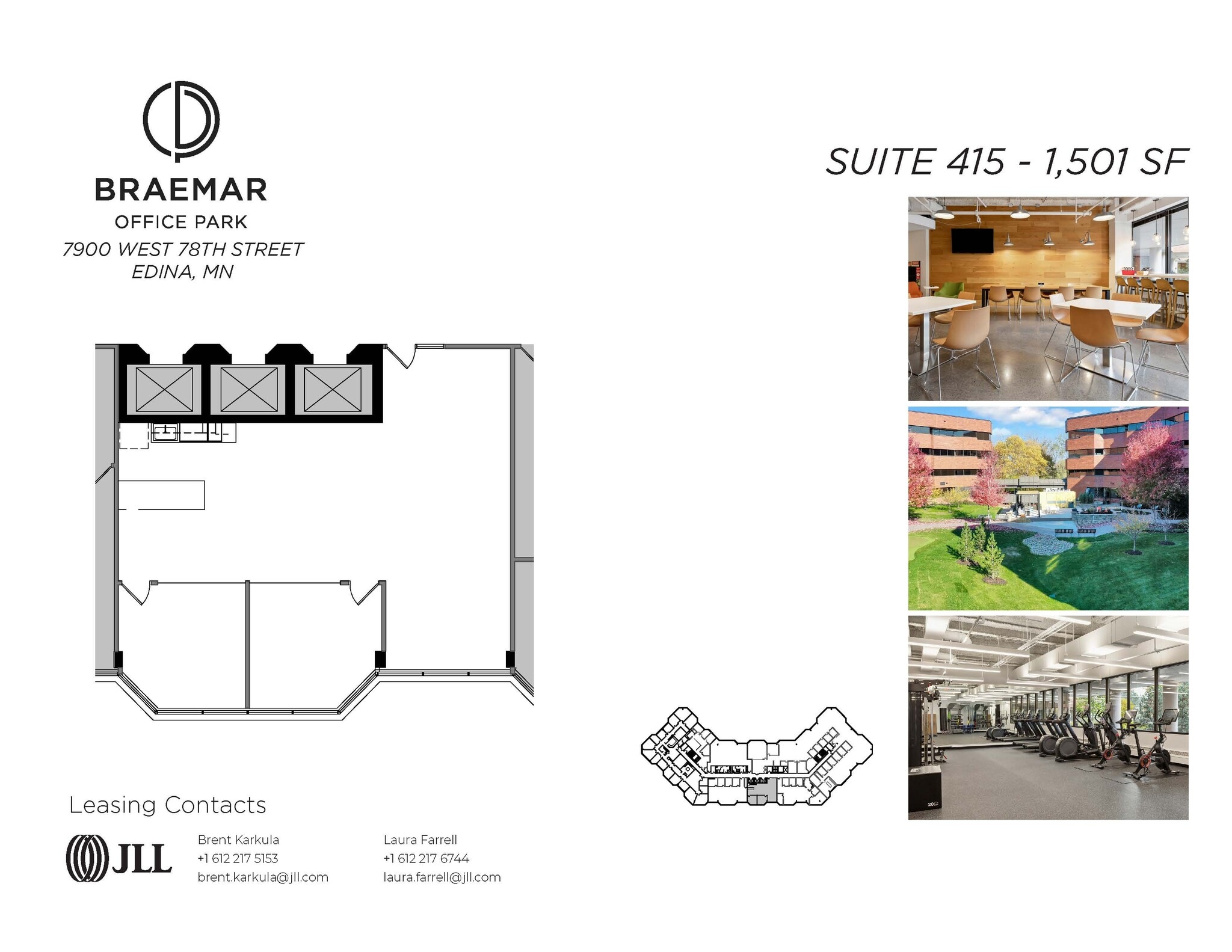 7900 W 78th St, Edina, MN à louer Plan d’étage- Image 1 de 1