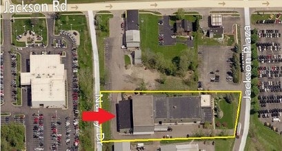 78 Jackson Plaza, Ann Arbor, MI - AERIAL  map view