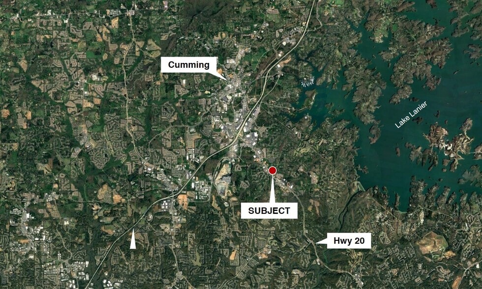 1305 Buford Hwy, Cumming, GA à vendre - Aérien - Image 2 de 4