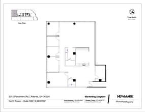 3353 Peachtree Rd NE, Atlanta, GA à louer Plan d’étage- Image 1 de 1