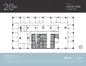 20 N Clark St, Chicago, IL à louer Plan d’étage- Image 1 de 1