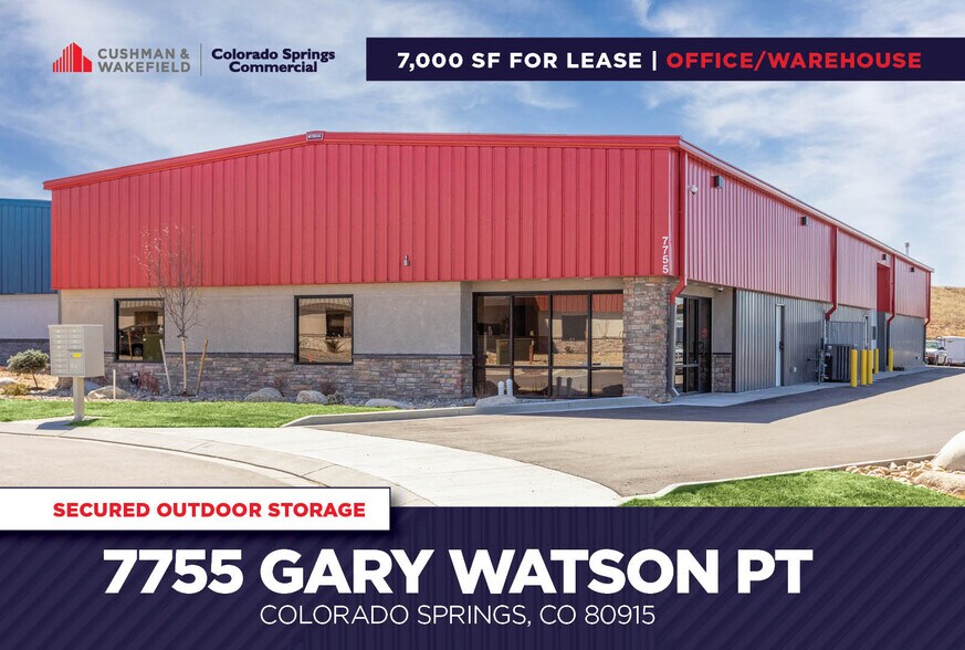 7755 Gary Watson Pt, Colorado Springs, CO for lease - Building Photo - Image 1 of 5