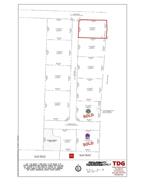Lot 6 Pilot Way, Box Elder, SD for sale - Site Plan - Image 2 of 18