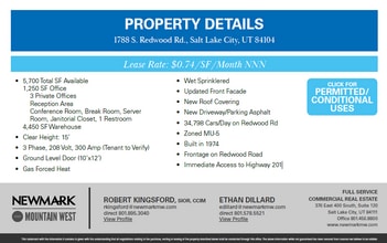 1720-1788 S Redwood Rd, Salt Lake City, UT à louer Photo intérieure- Image 2 de 4