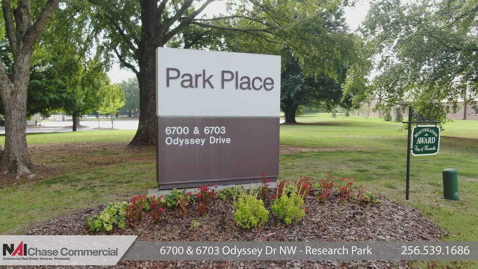 6700-6703 Odyssey Dr, Huntsville, AL à louer - Vidéo sur l’inscription commerciale - Image 2 de 13