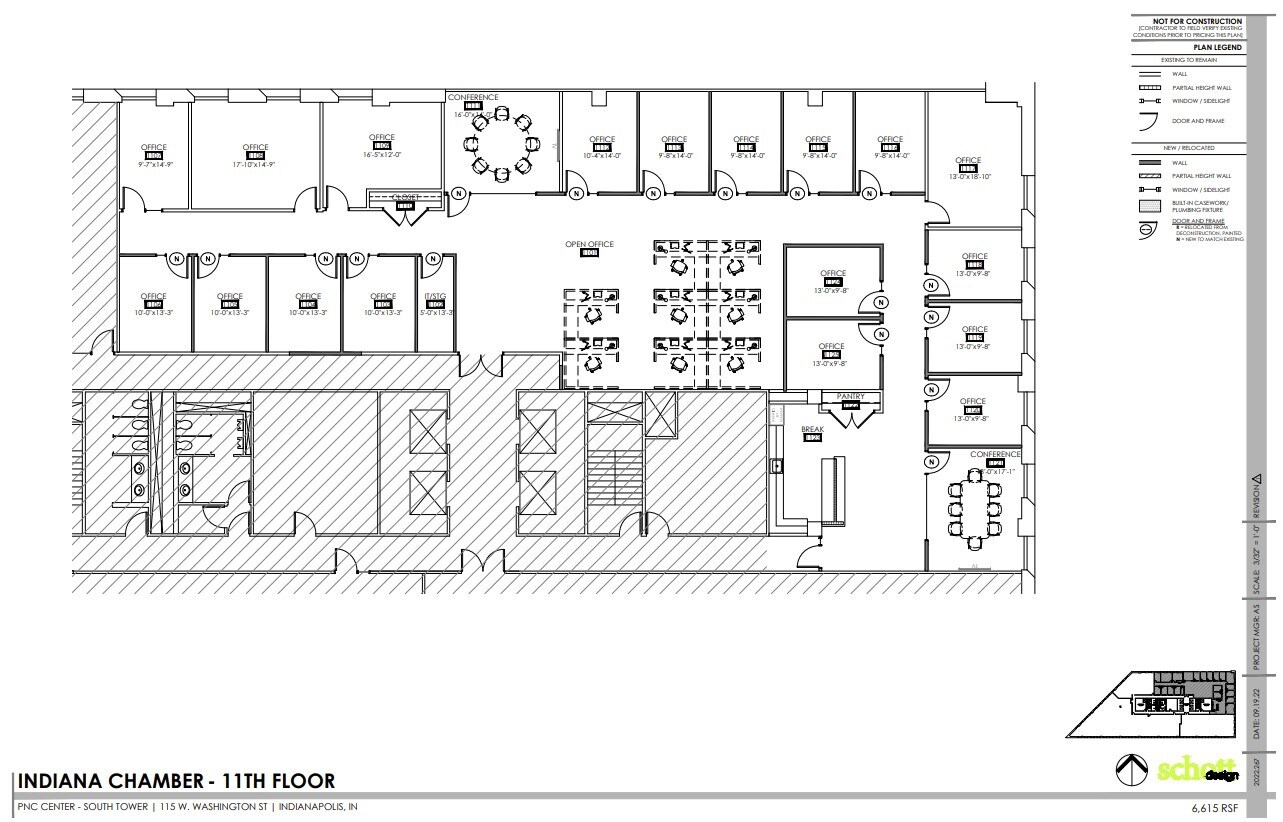 101-115 W Washington St, Indianapolis, IN for lease Floor Plan- Image 1 of 1