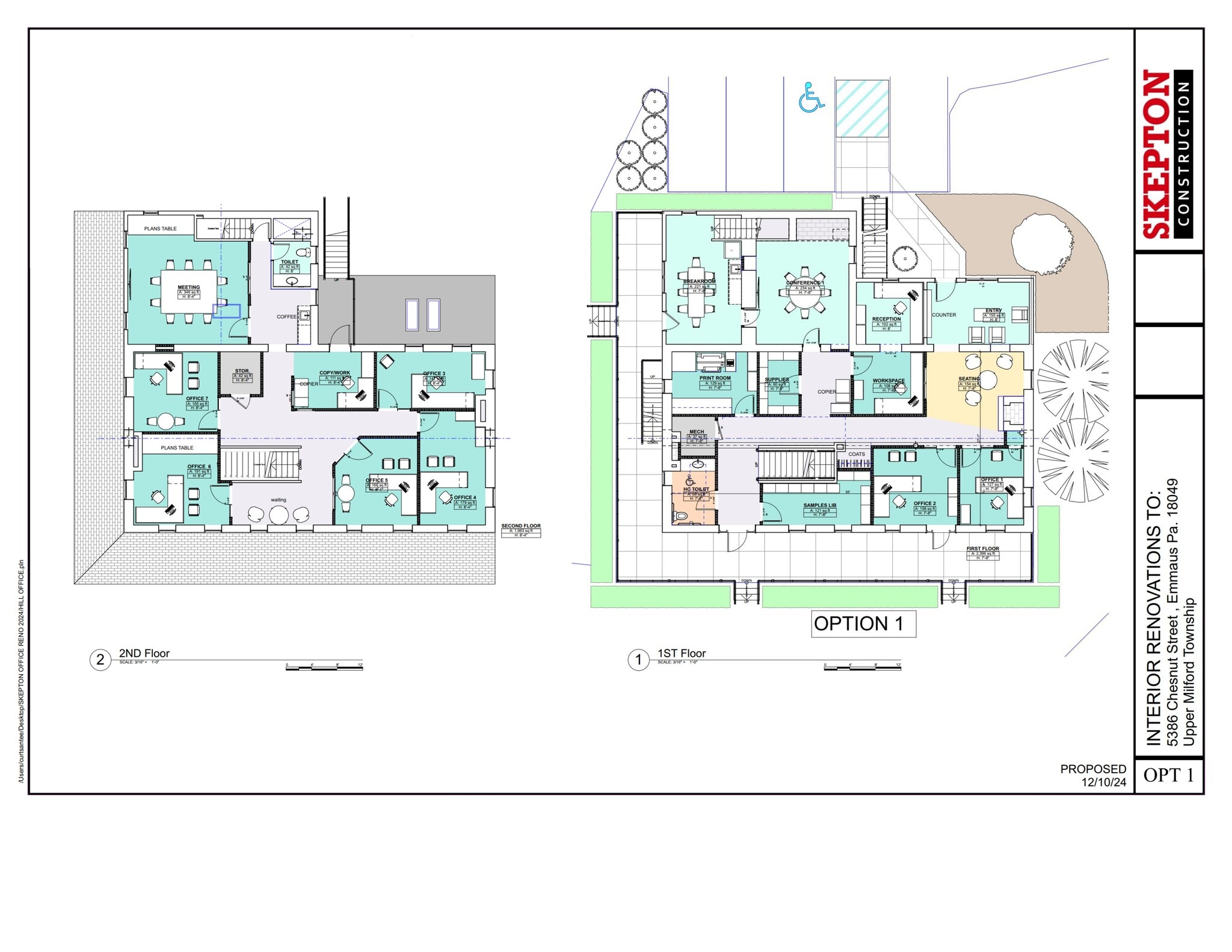 5386 Chestnut St, Emmaus, PA à louer Plan de site- Image 1 de 2