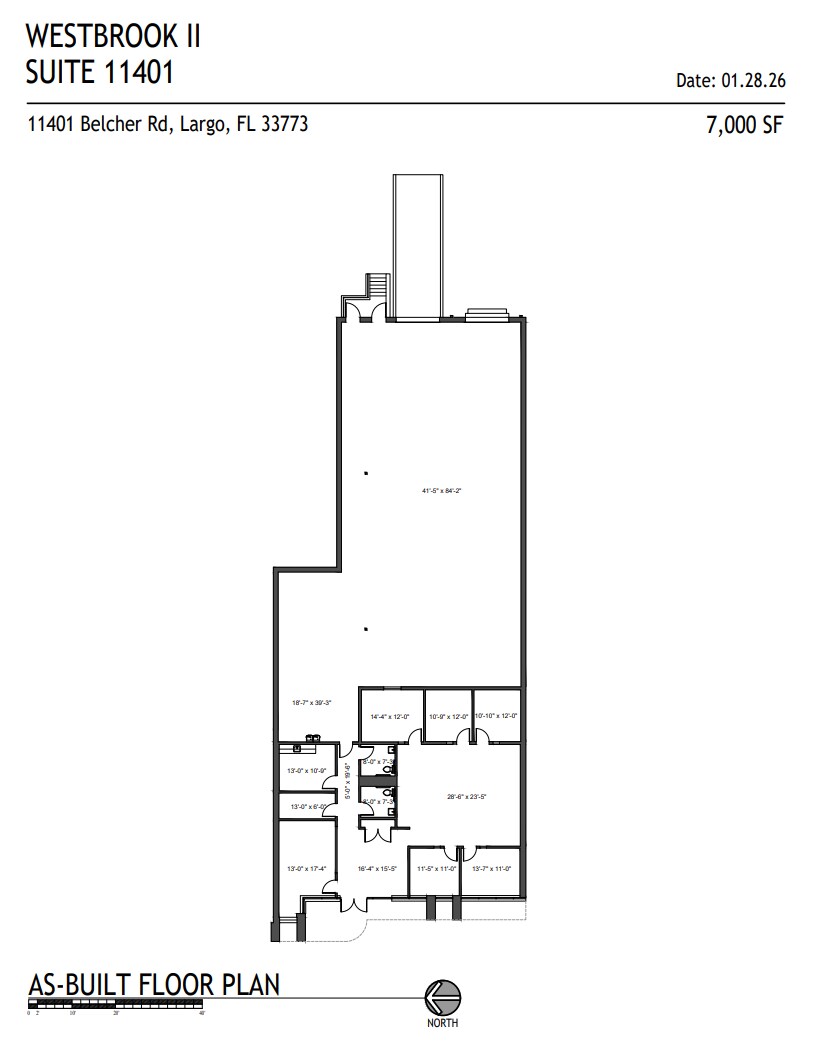 11401 Belcher Rd, Largo, FL for lease Floor Plan- Image 1 of 1
