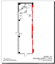 250 Dundas St W, Toronto, ON à louer Plan d’étage- Image 1 de 1