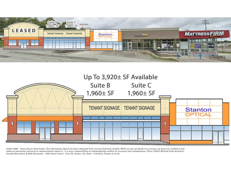 5942 Peach St, Erie, PA à louer - Plan de site - Image 3 de 5