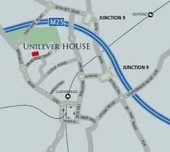 Springfield Dr, Leatherhead, SRY - AERIAL  map view - Image1