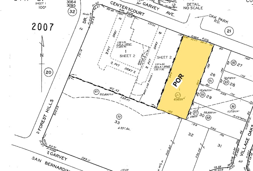 1272-1274 Center Court Dr, Covina, CA à louer - Plan cadastral - Image 2 de 25