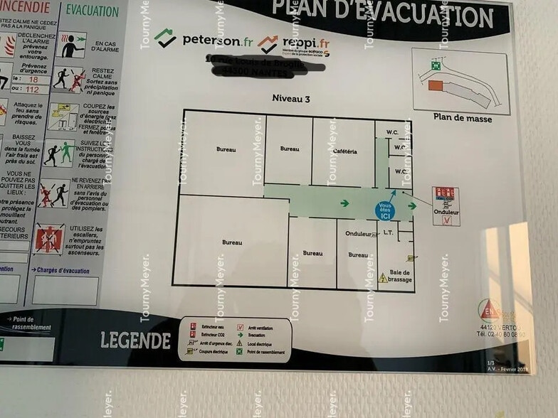 Bureau dans Nantes à louer - Plan d’étage - Image 2 de 3