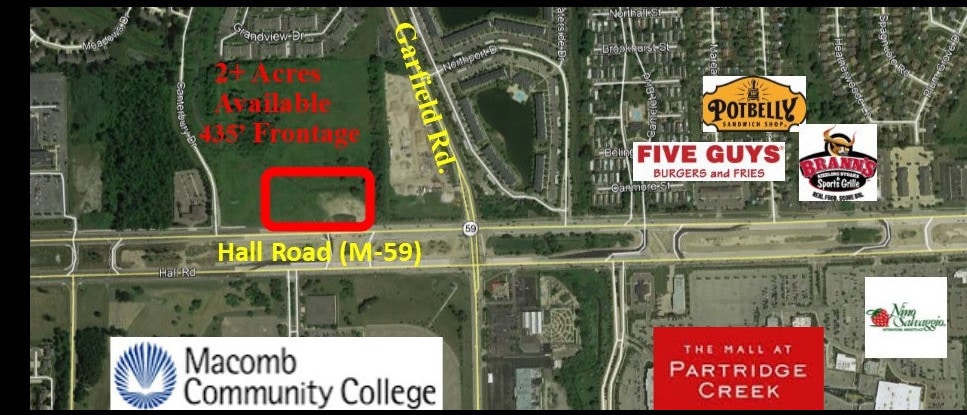 M-59 Hall Rd & Garfield Rd, Macomb Township, MI for sale Building Photo- Image 1 of 3