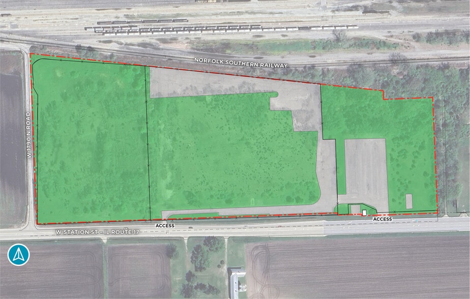 2475 W Station St, Kankakee, IL for lease - Site Plan - Image 1 of 7