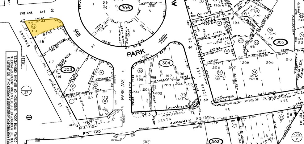 249 S Indiana Ave, Vista, CA à louer - Plan cadastral - Image 2 de 14