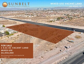 Plus de détails pour Fort Apache & Blue Diamond, Las Vegas, NV - Terrain à vendre
