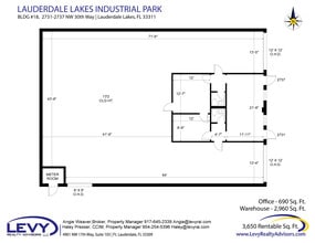 2696 NW 31st Ave, Lauderdale Lakes, FL for lease Floor Plan- Image 2 of 2