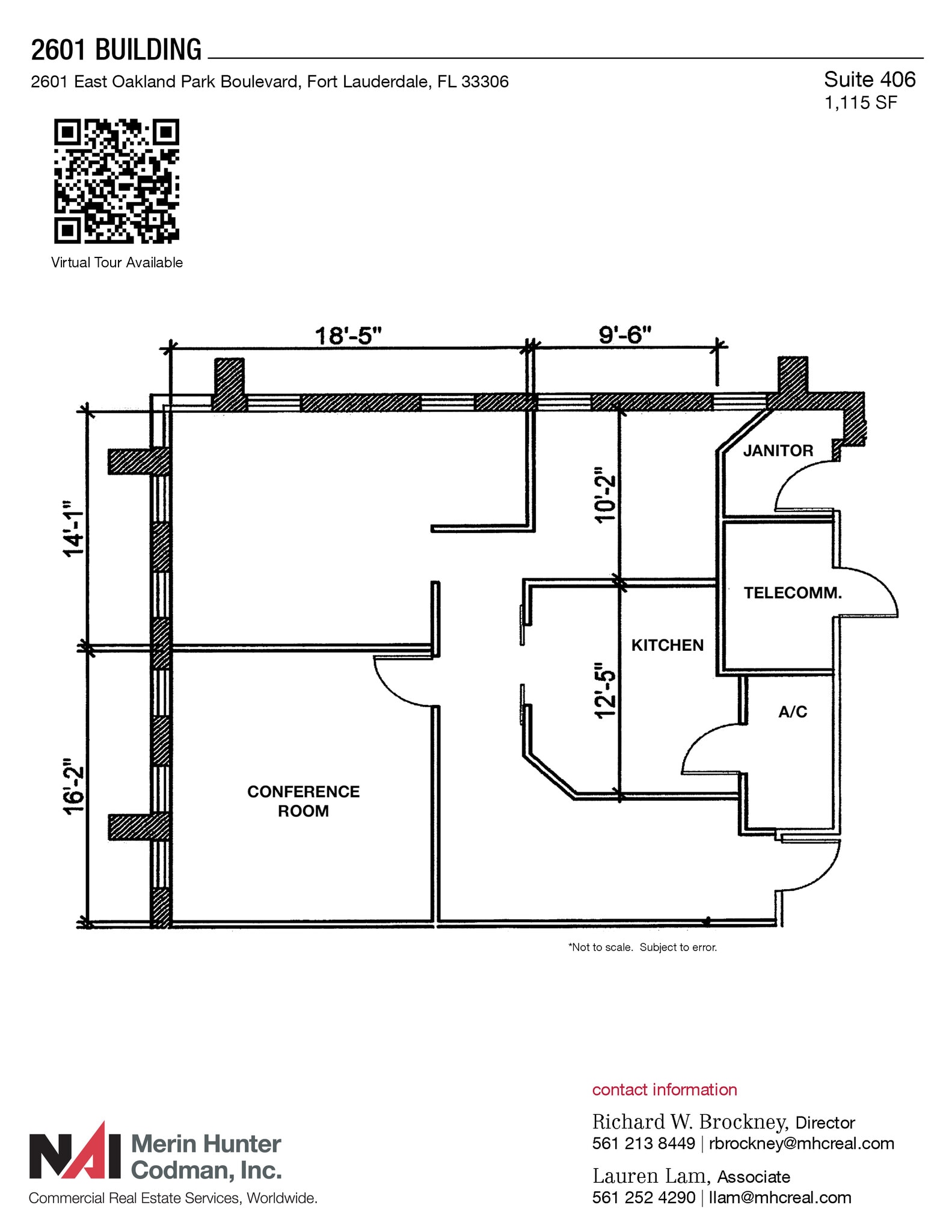 2601 E Oakland Park Blvd, Fort Lauderdale, FL for lease Floor Plan- Image 1 of 7