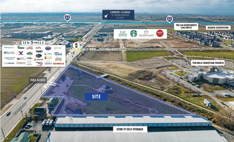 175 N Ten Mile Rd, Meridian, ID à vendre - Plan de site - Image 3 de 5