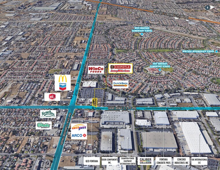 8030 Cherry Ave, Fontana, CA à vendre - Photo du bâtiment - Image 3 de 5