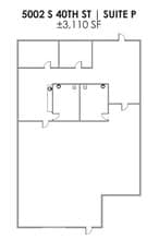 5002 S 40th St, Phoenix, AZ for lease Floor Plan- Image 1 of 1