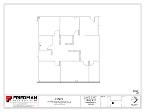 29777 Telegraph Rd, Southfield, MI for lease Floor Plan- Image 1 of 2