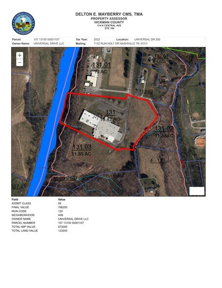 200 Universal Dr, Centerville, TN à louer - Plan de site - Image 2 de 43