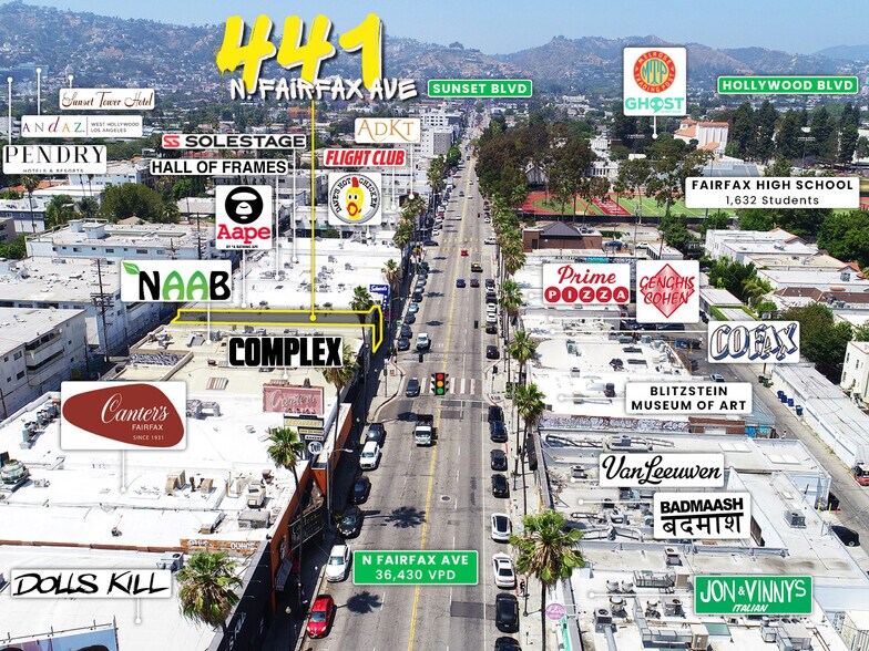 441 N Fairfax Ave, Los Angeles, CA à louer - Photo du bâtiment - Image 2 de 5