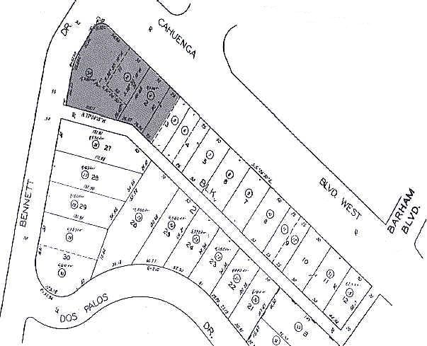 3255 Cahuenga Blvd W, Los Angeles, CA à vendre - Plan cadastral - Image 2 de 22