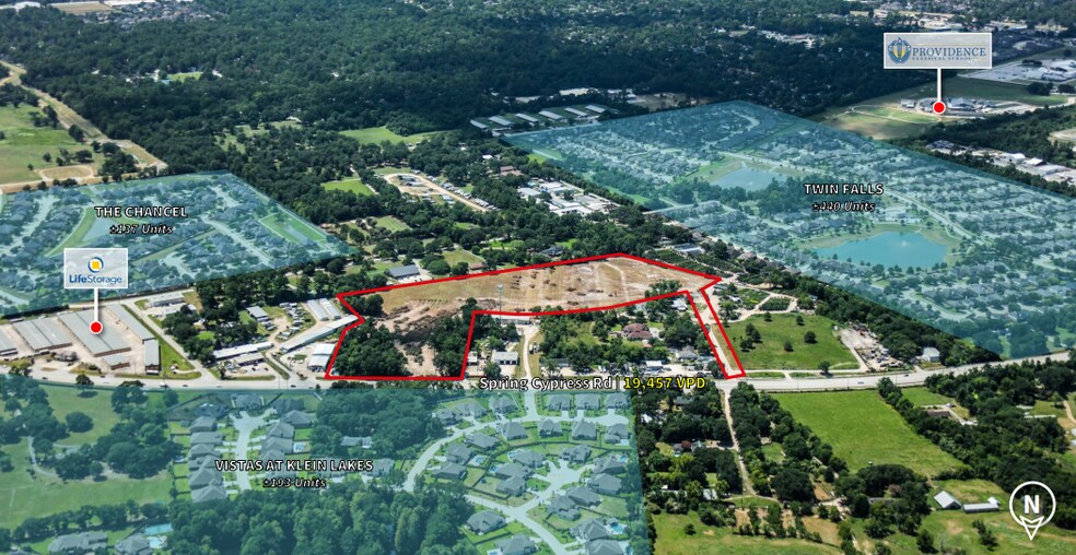 Spring Cypress Rd & T.C. Jester Blvd, Spring, TX à vendre - Photo du bâtiment - Image 1 de 1