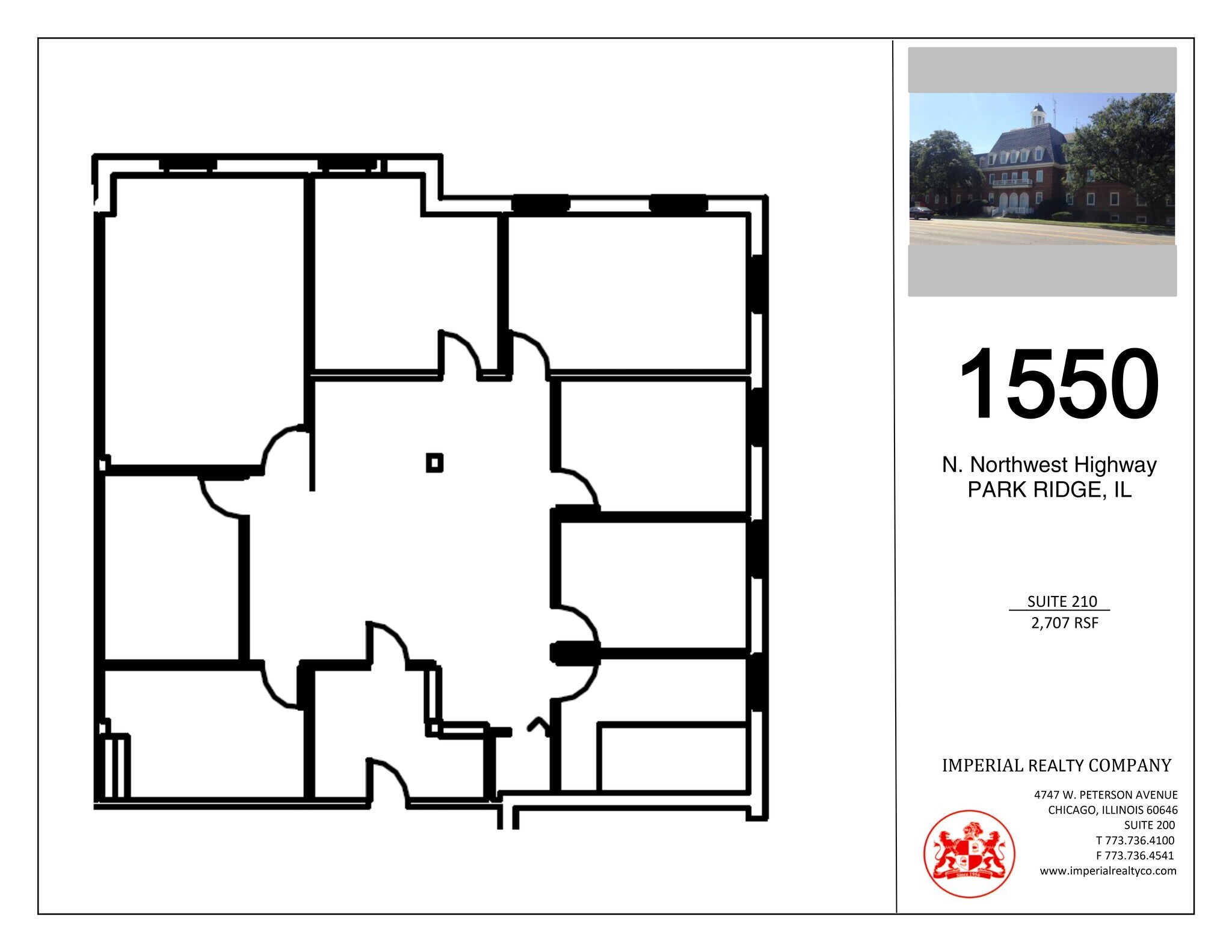 1550 N Northwest Hwy, Park Ridge, IL for lease Site Plan- Image 1 of 1
