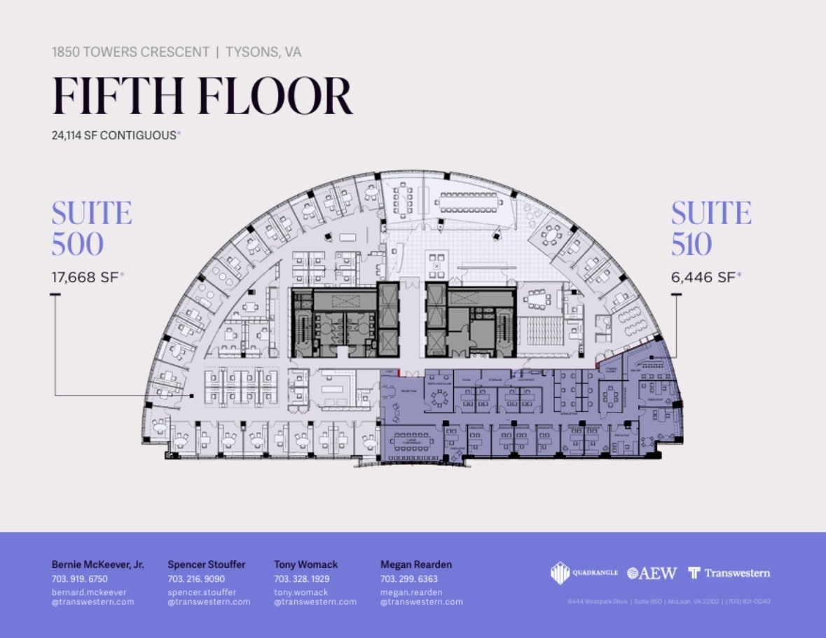 1850 Towers Crescent Plz, Vienna, VA for lease Floor Plan- Image 1 of 1