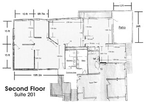 6745 SW Hampton St, Portland, OR à louer Plan d’étage- Image 1 de 4