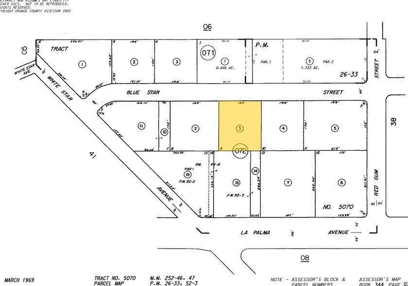 2910-2912 E Blue Star St, Anaheim, CA à louer - Plan cadastral - Image 3 de 5