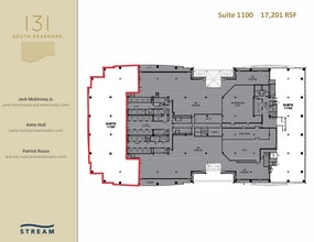 131 S Dearborn St, Chicago, IL à louer Plan d’étage- Image 1 de 1