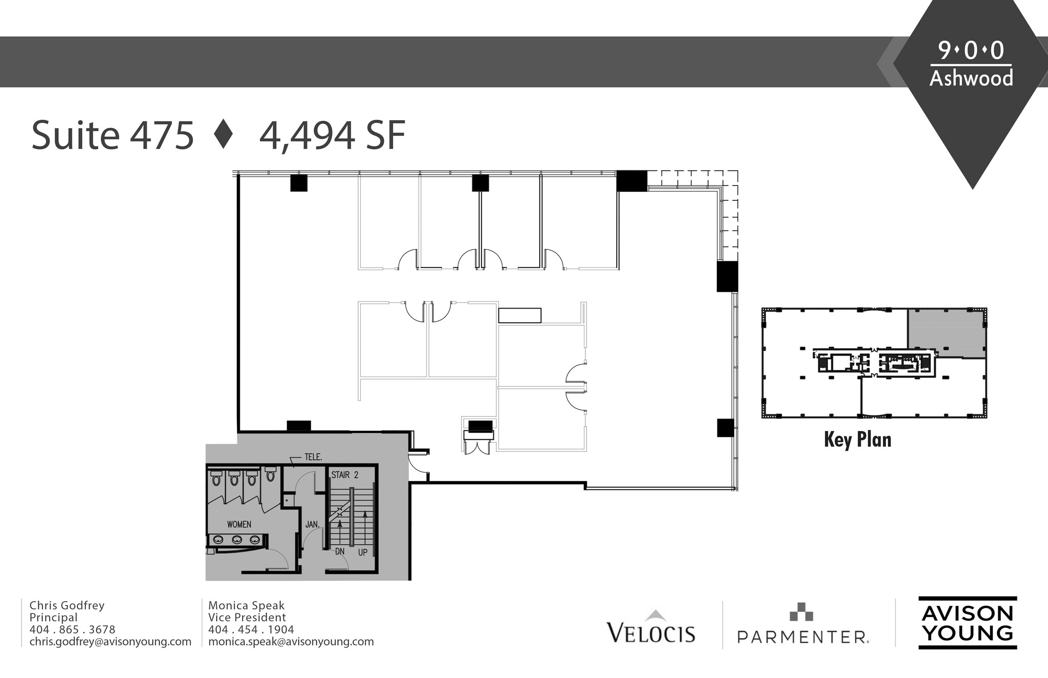 900 Ashwood Pky, Atlanta, GA à louer Plan d’étage- Image 1 de 1