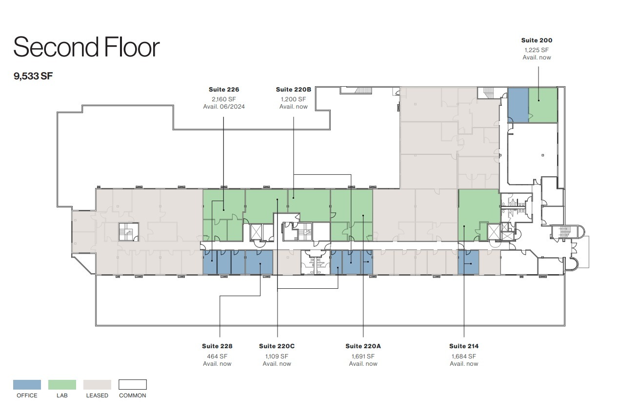 3030 Bunker Hill St, San Diego, CA à louer Plan d  tage- Image 1 de 1