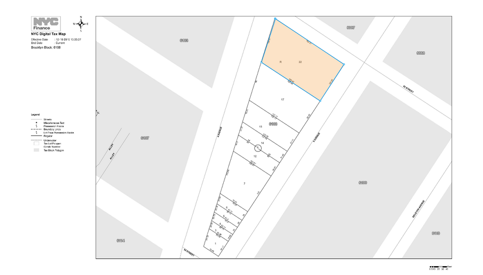 9201 4th Ave, Brooklyn, NY à vendre - Plan cadastral - Image 3 de 3
