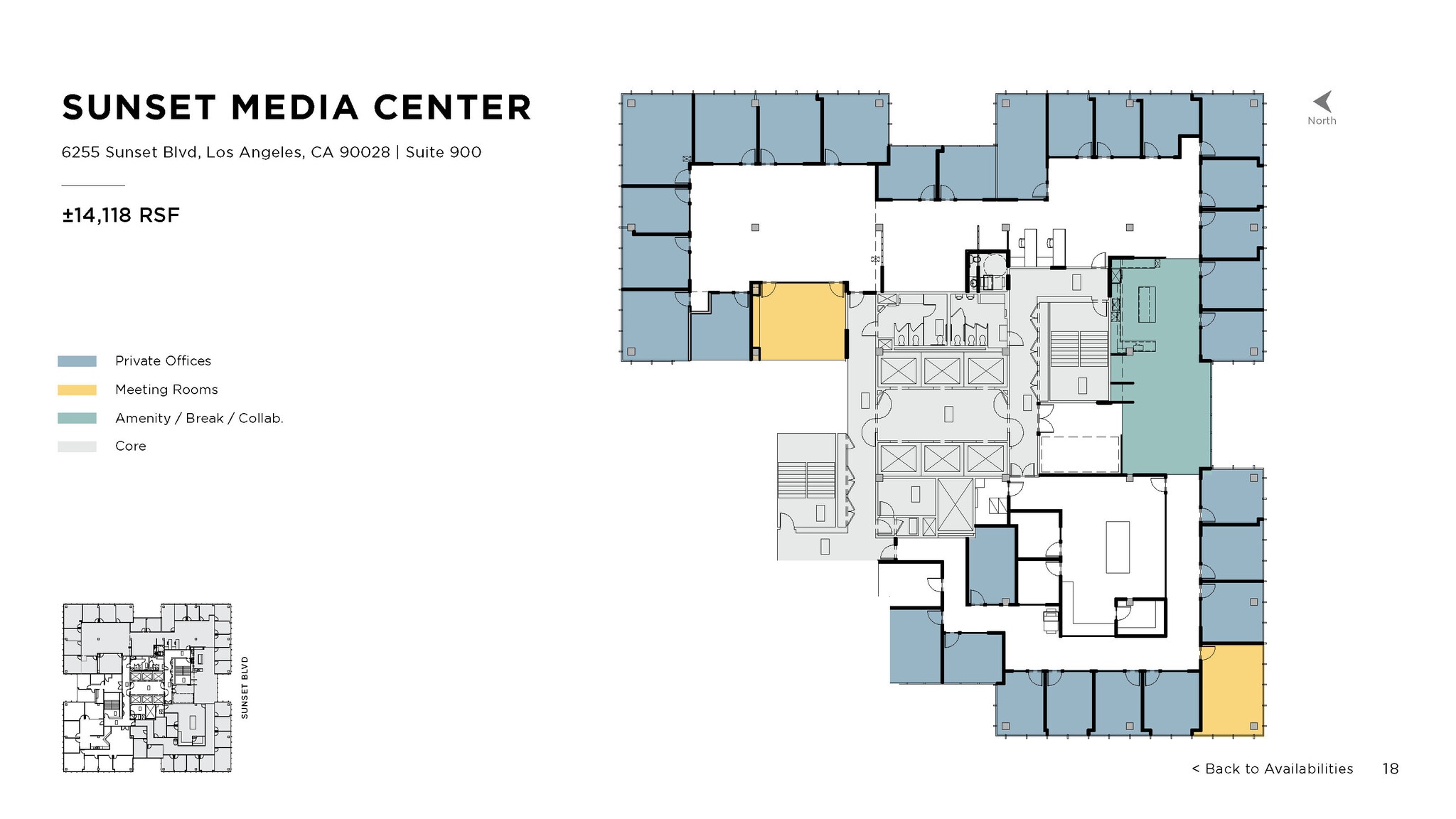6255 W Sunset Blvd, Los Angeles, CA for lease Floor Plan- Image 1 of 1