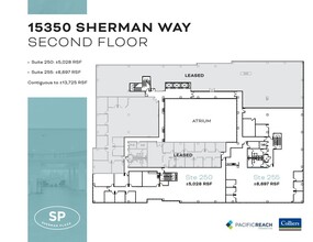 15350 Sherman Way, Van Nuys, CA à louer Plan d  tage- Image 1 de 1