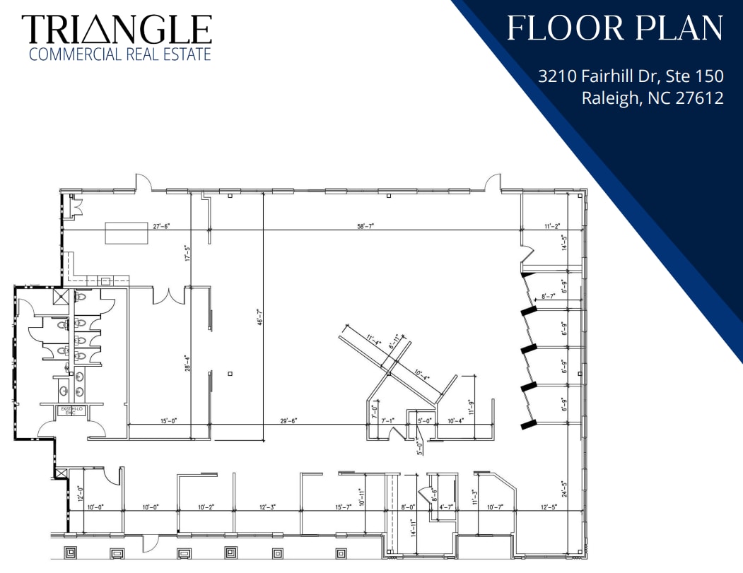 3210 Fairhill Dr, Raleigh, NC 27612 - Unit 150 -  - Floor Plan - Image 1 of 1