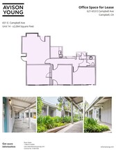 621 E Campbell Ave, Campbell, CA à louer Plan d’étage- Image 1 de 1