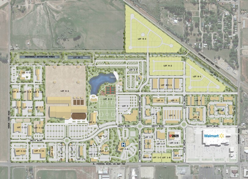 Lot R3 N Federal Blvd, Riverton, WY à vendre - Photo du bâtiment - Image 2 de 2
