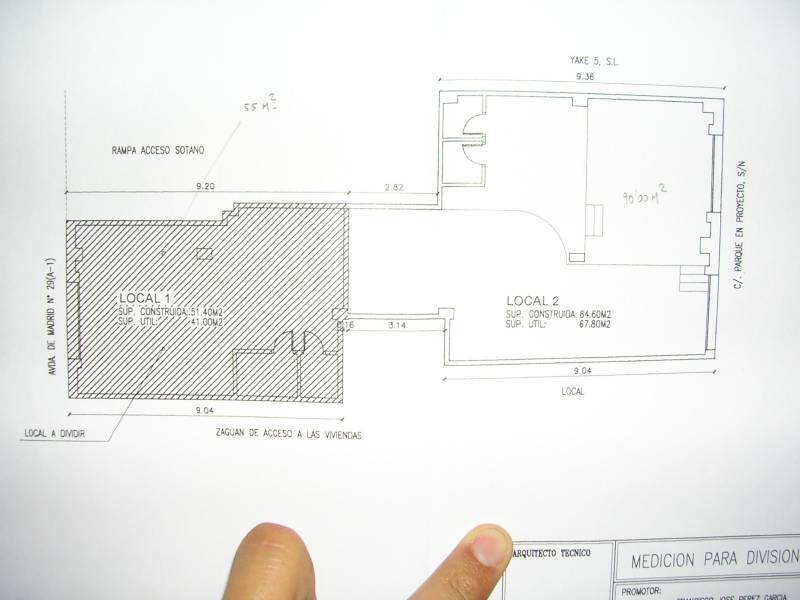 Retail in Crevillent for sale Floor Plan- Image 1 of 4