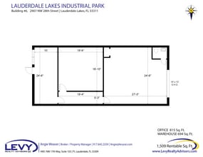 2696 NW 31st Ave, Lauderdale Lakes, FL for lease Floor Plan- Image 2 of 2