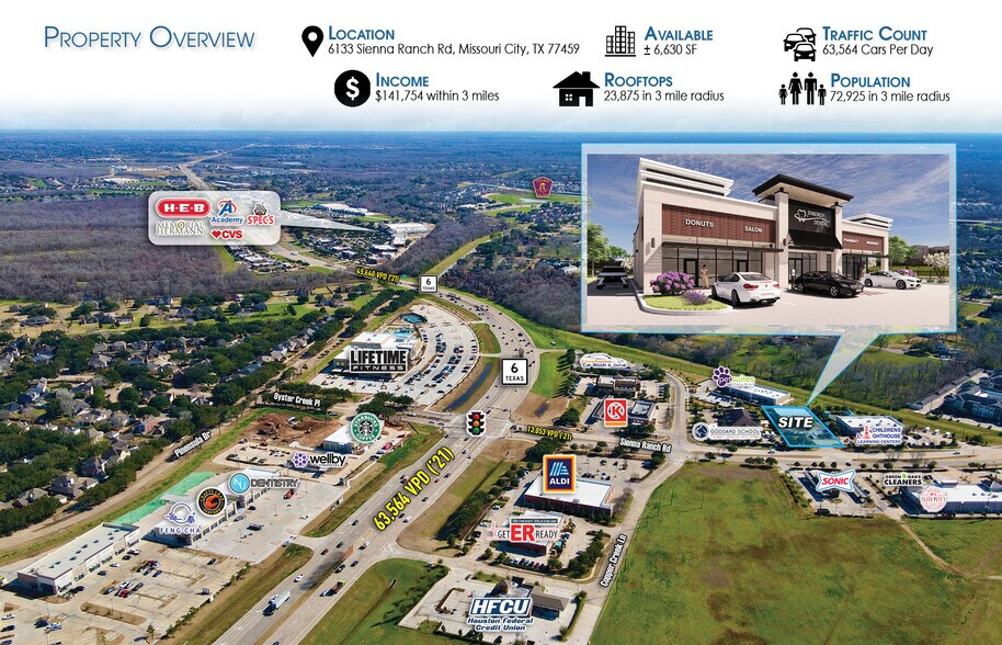 6133 Sienna Ranch Rd, Missouri City, TX à vendre - Photo du bâtiment - Image 2 de 3