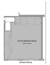 515-519 N Almont Dr, West Hollywood, CA à louer Plan de site- Image 1 de 4