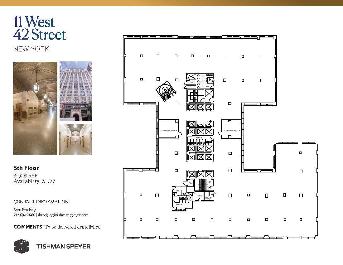 11 W 42nd St, New York, NY for lease Floor Plan- Image 1 of 1