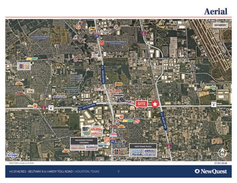 NWC Beltway 8 & Hardy Rd, Houston, TX à vendre - Photo du bâtiment - Image 2 de 2